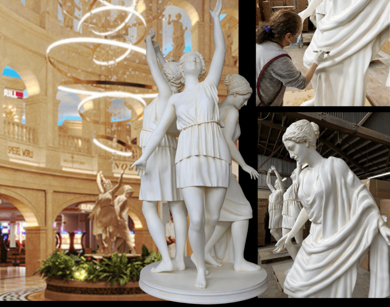 Three Maidens Installation